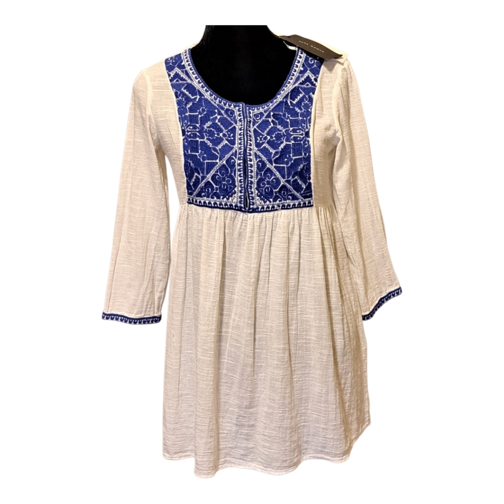 Zara Woman Embroidered Blouse -XS
